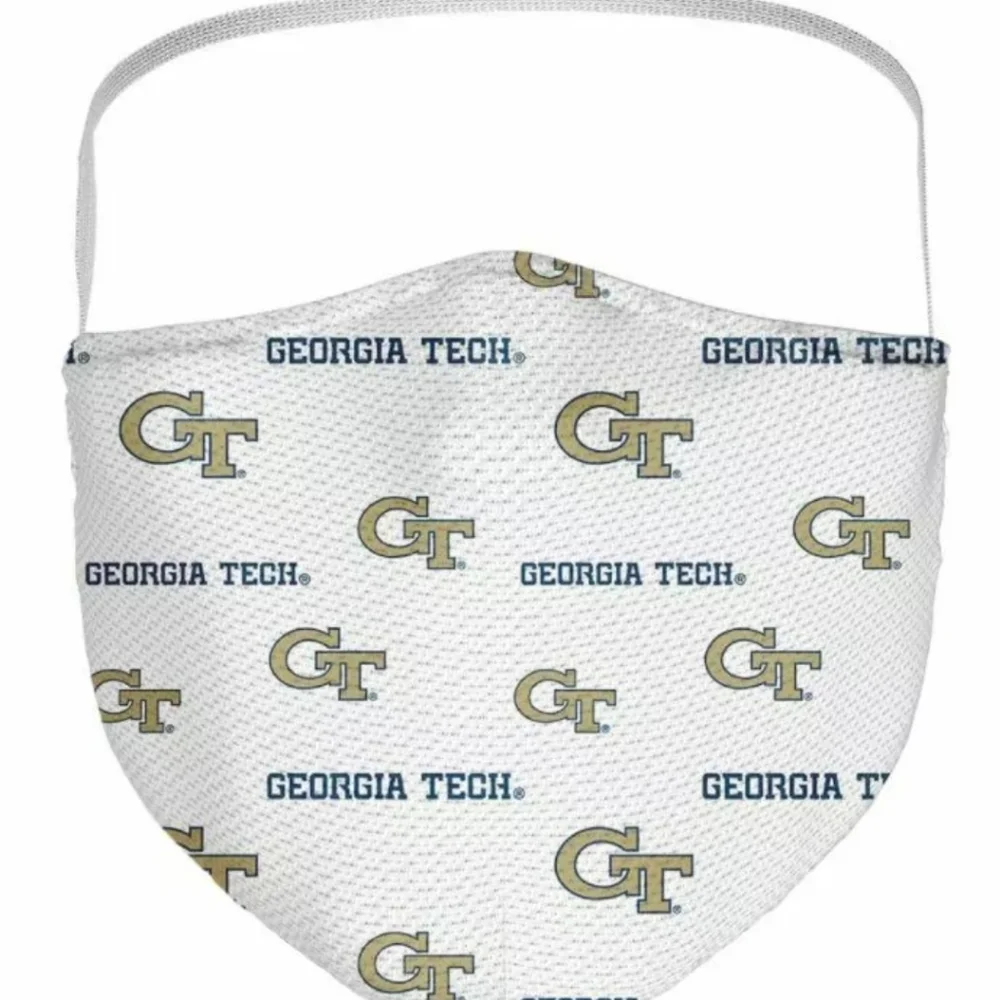 Georgia Tech Yellow Jackets NCAA Face Mask 3 Pack Adult Size Logo Fanatics